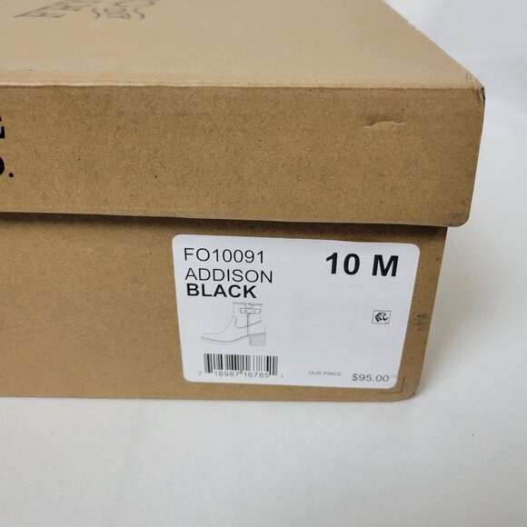 Frye and Co. Women's 10 Addison Black Ankle Chelea Boots NEW Vegan Boho Festival - Picture 8 of 8